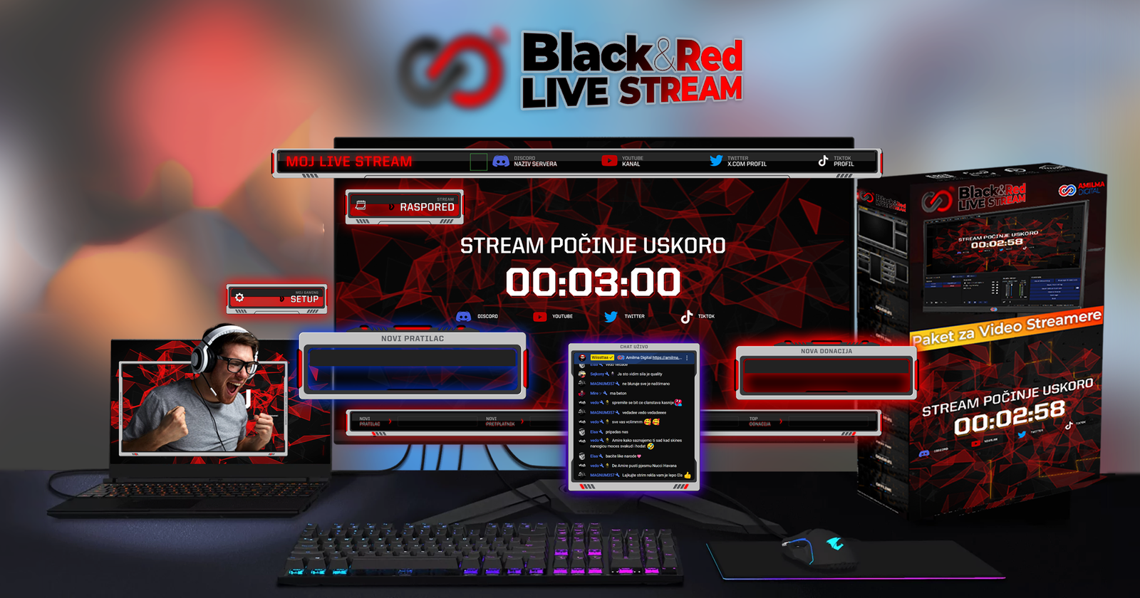 Black&Red Live Stream